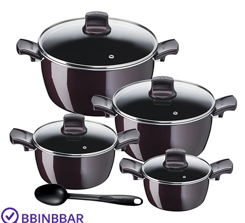 سرویس قابلمه گرانیتی تفال مدل Titanium Pro